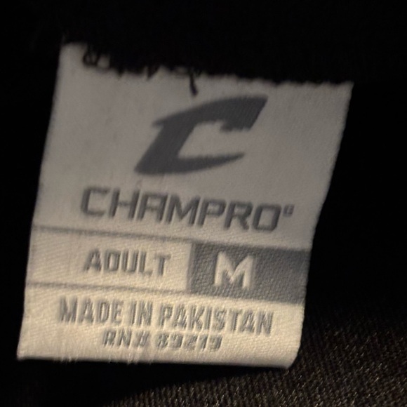 NWT CHAMPRO Integrated Black Football Pants Men’s Adult M - Picture 4 of 8